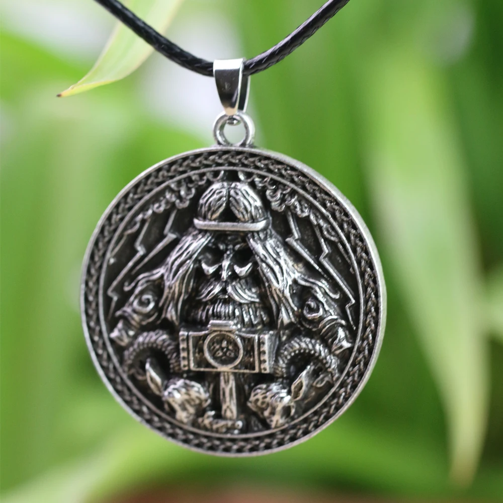 Ожерелье LangHong с подвеской из амулет Викинга 10 шт.|pendant necklace|thor necklacetalisman necklace |