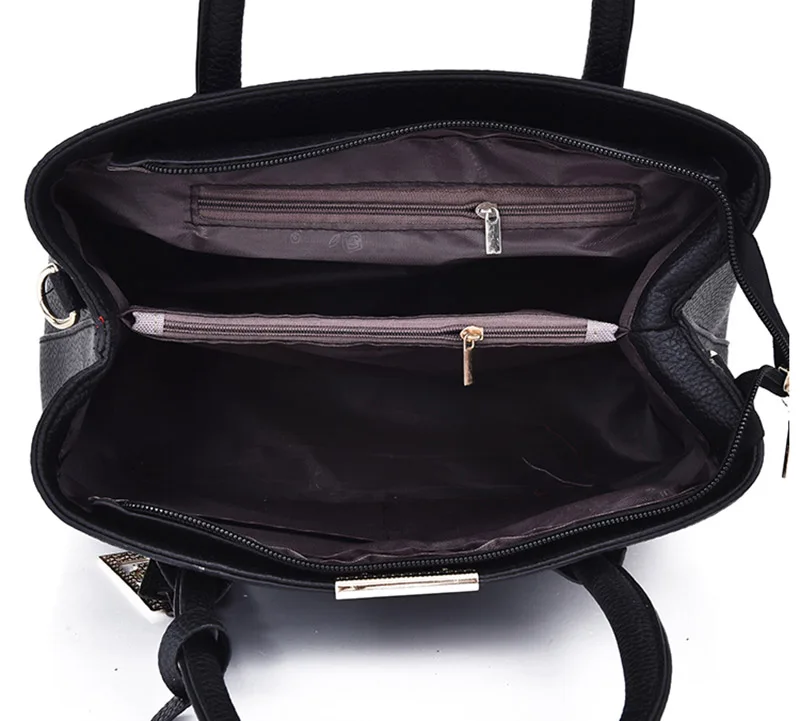 Gaqiuma Litchi PU satchels Сумочка crossboday сумки кошелек 3 шт. один набор для женщин