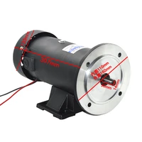 220v permanent magnet dc gear motor 500w worm gear motor speed controllable large torque motor