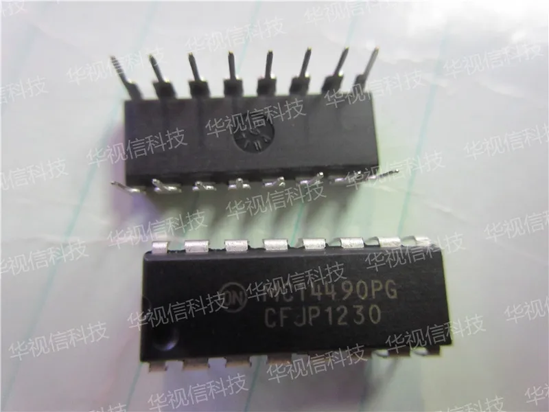 MC14490PG специальная функция Logic LOG CMOS 3-18 в шестигранный отскок ELIMINATOR чип | Лампы и