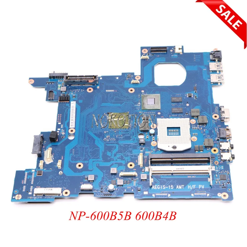

NOKOTION BA92-08117A BA92-08117B Main board For Samsung NP-600B5B 600B4B 600B5B-S02 Laptop Motherboard QM67 DDR3 NVS4200M