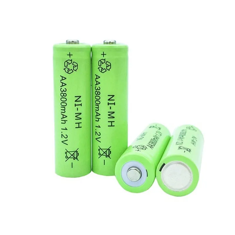 10 шт. никель металлогидридные батарейки 3800 мАч 1 2 в|aa rechargeable battery|aa batteryrechargeable battery |