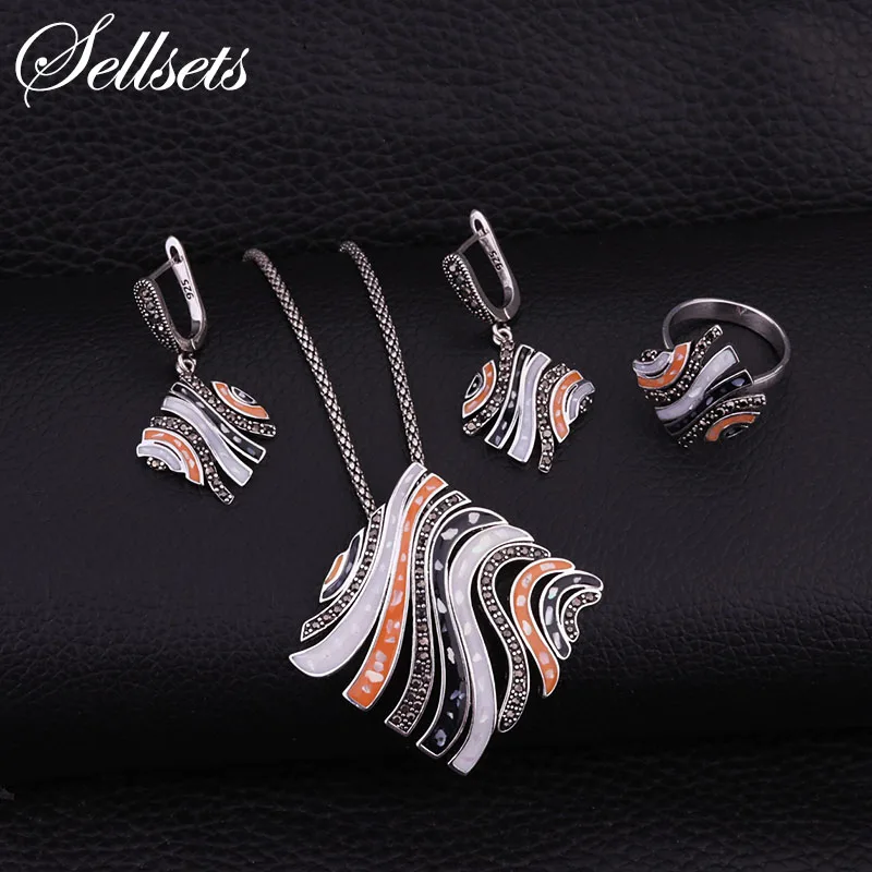 Sellsets новые весенние стильные модные комплекты из большого квадратного кулона