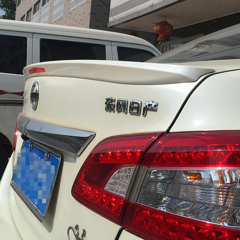 Для Nissan Sentra X Trail спойлер 2012 2013 2014 2015 авто украшение в виде хвостового крыла ABS