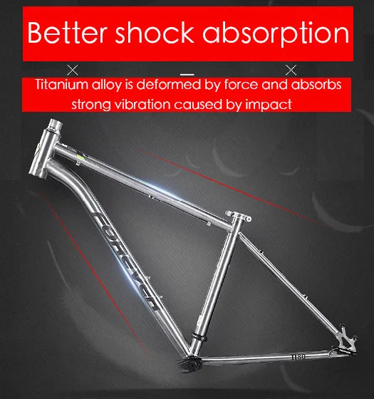 Titanium Mountain Bike 30 Speed Shimano Shifting