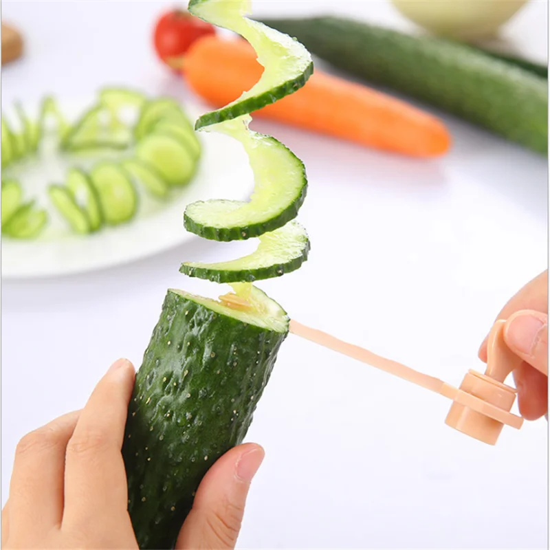 BXLYY Hot 2pc Rotary Plastic Melon Slicer Manual Roll Flower Home Decoration Accessories Kitchen Cuisine .7z | Дом и сад