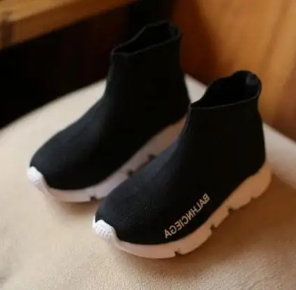 Детская повседневная обувь AI LIANG женские кроссовки детские высокие эластичные