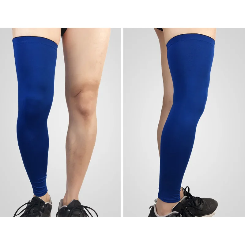 

2pcs Basketball Knee Pads Professional Long Leg Sleeve Sport Protector Cycling UV Sun Leg Warmers FK88