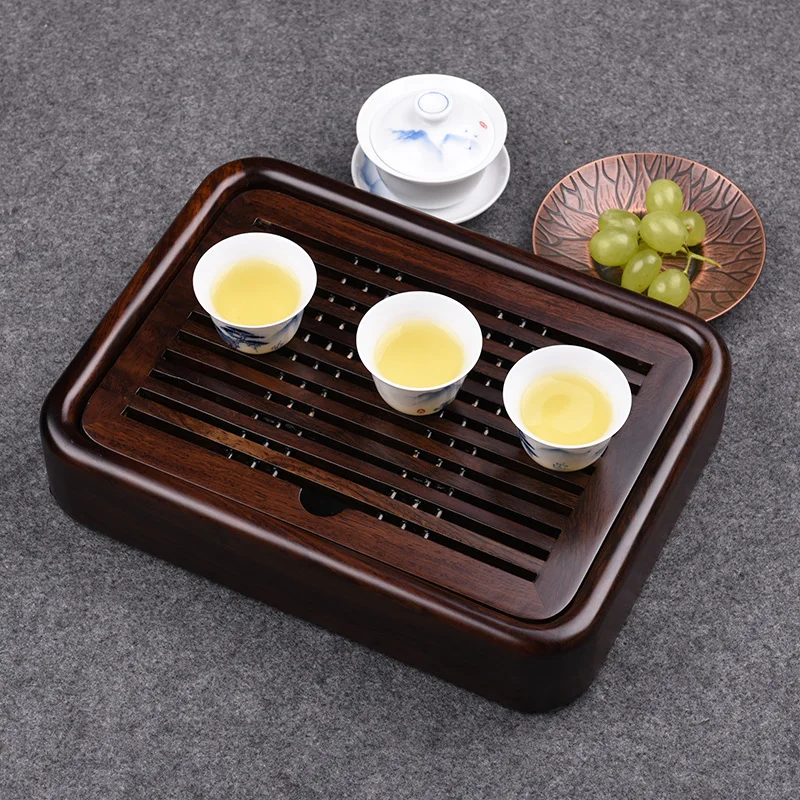 Чайный поднос из эбенового дерева 27 х20х5 см|tea tank|tray woodtray wooden tray |