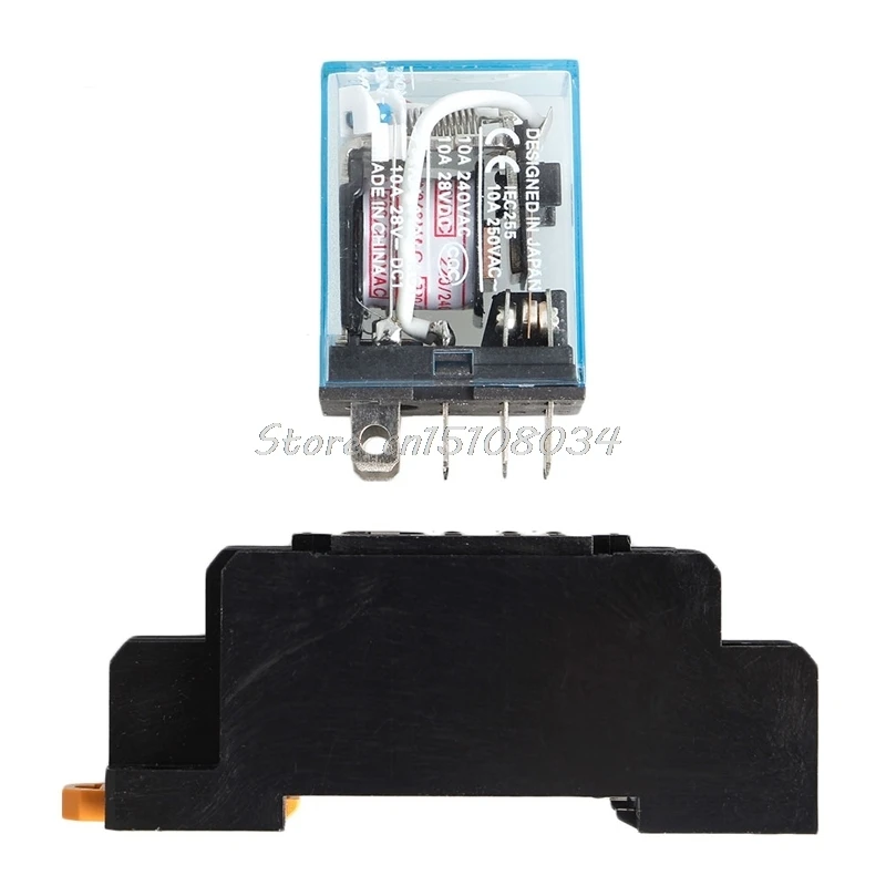 1 шт. 220 V 10A катушки Мощность реле DPDT LY2NJ HH62P HHC68A 2Z с многоконтактной штепсельной