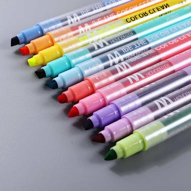 Стираемая ручка маркер 10 шт./лот пастельные маркеры флуоресцентная для рисования
