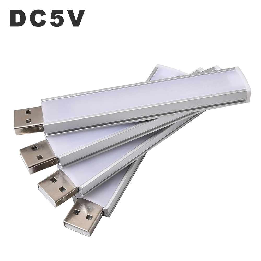 Портативный светодиодный ночсветильник для чтения с USB-разъемом 5 в постоянного