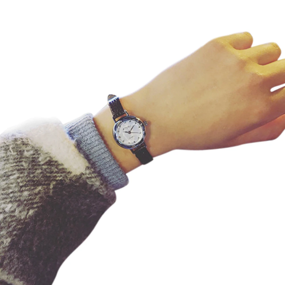 Новинка 2019 года для женщин Аналоговые Кварцевые Наручные маленький циферблат