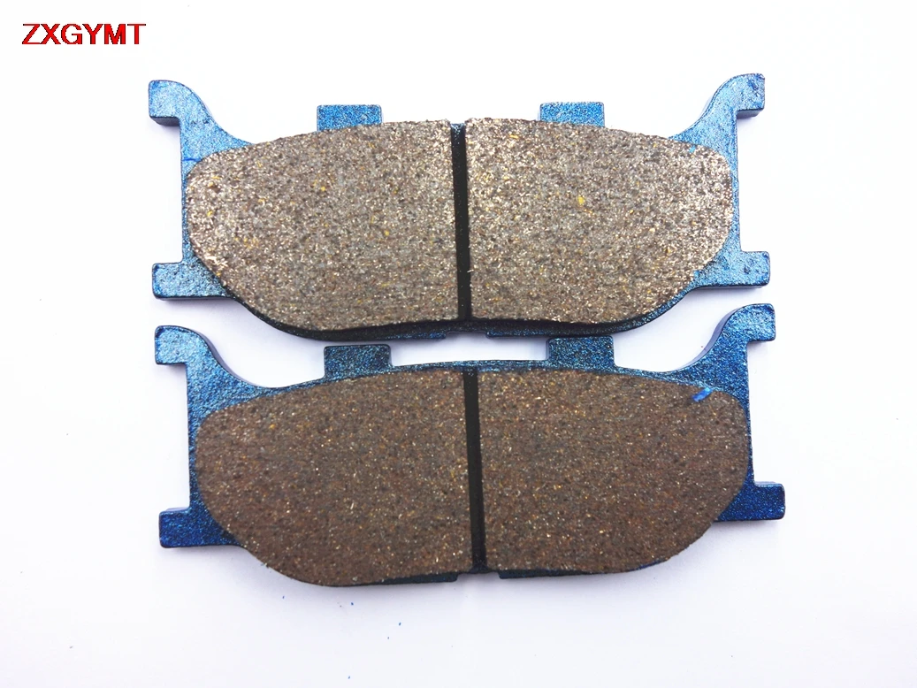 Carbon Front Left Набор тормозных колодок для спекания, пригодный для YAMAHA XP 500 XP500 TMAX 2004-2007 Передний Задний 07 04 06 05 - Цвет: Carbon Front Left