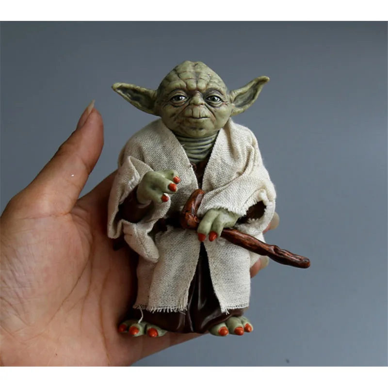 Marvel Star Wars модель джедай Мастер ПВХ косплей мини йода Толстовка Дарт фигурка игрушки Аниме Рождественский подарок на день рождения