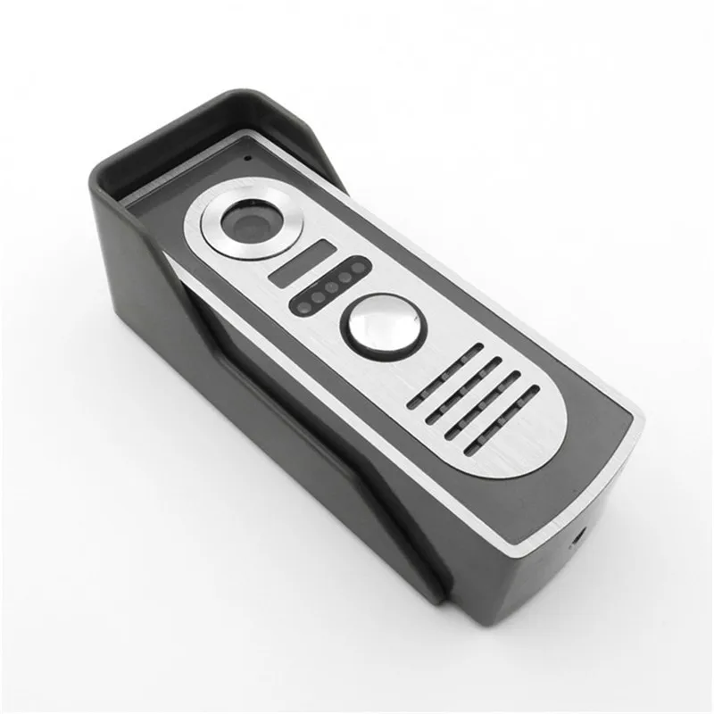 Hot Sale Touch Key SmartHome Black 7Inch TFT LCD Screen Video Intercom Phone,Two to Four Video Doorphone Kit Configuration D235a