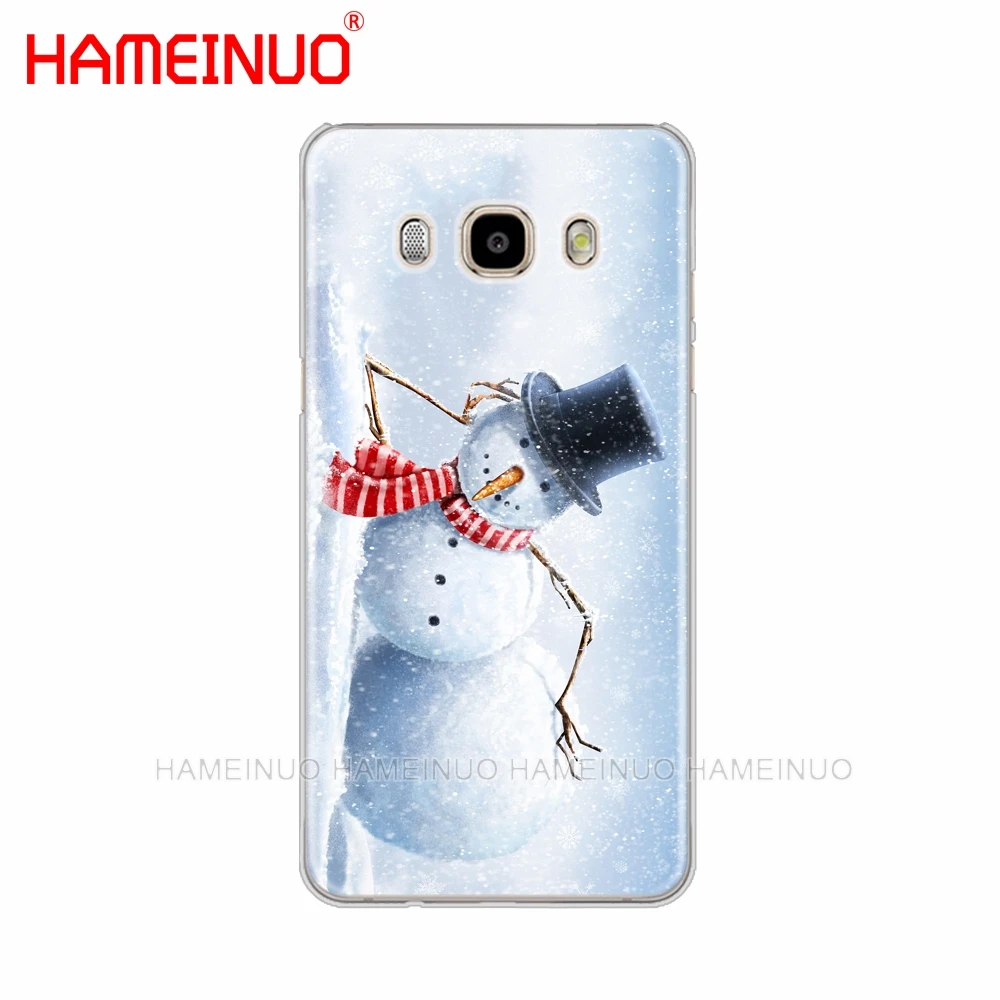 43218 HAMEINUO Рождественский милый снеговик Снежинка чехол для телефона для samsung Galaxy J1 J2 J3 J5 J7 MINI ACE prime - Цвет: 43218