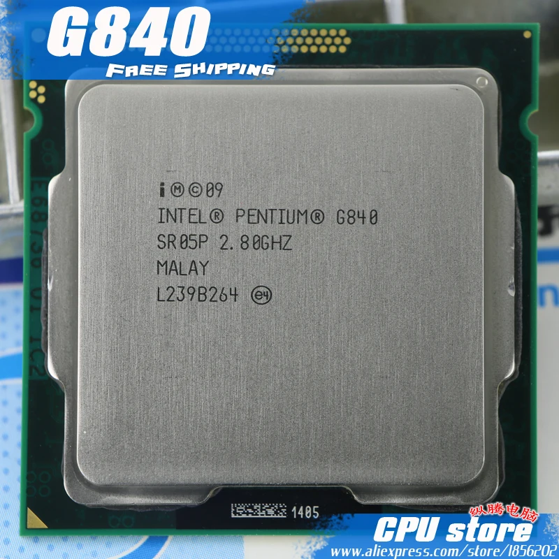 Процессор Intel Pentium G840 3M cache 2,8 GHz L3 = 3M LGA 1155 TDP 65W настольный процессор(Рабочая), G850