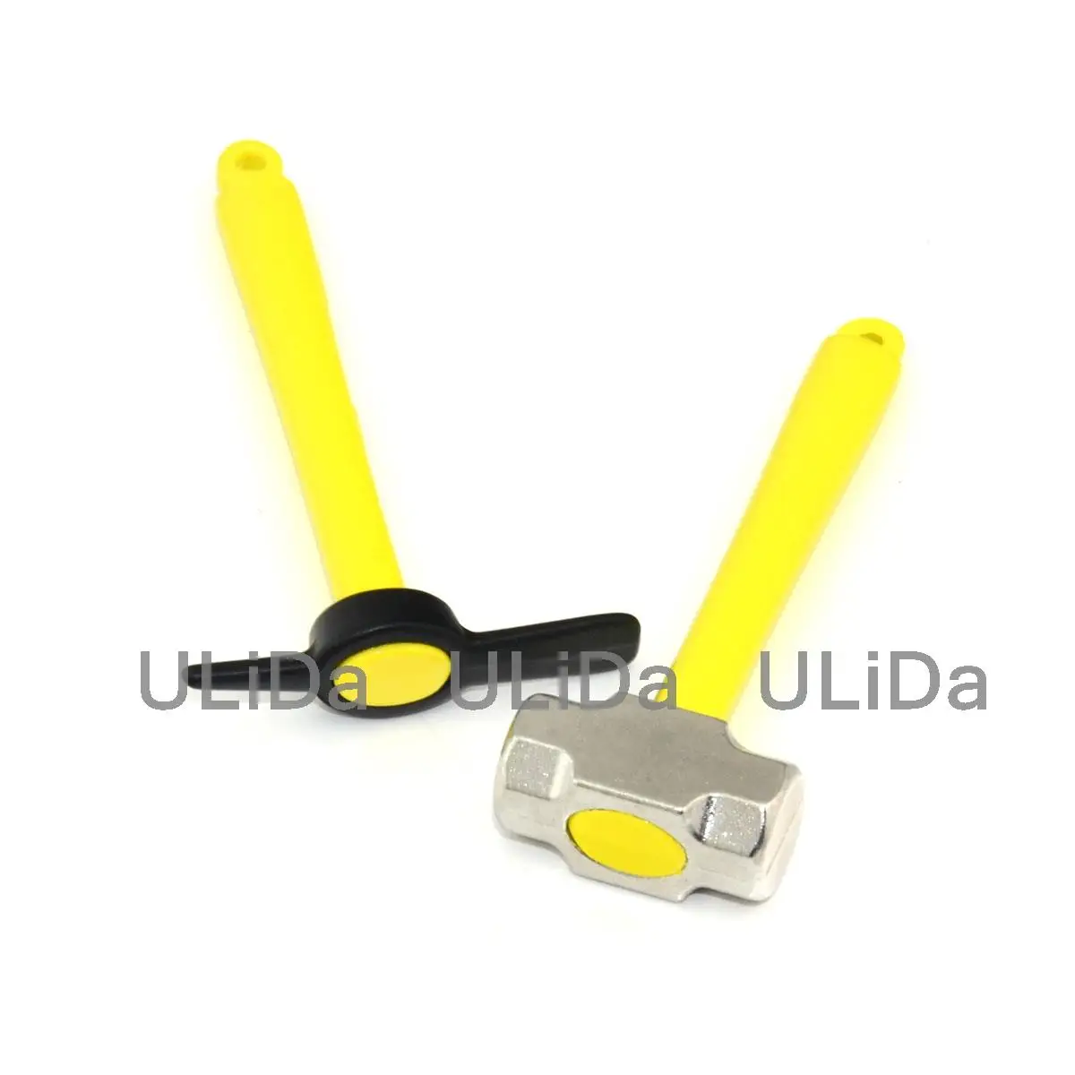

2pcs RC Car Simulation Mini Hammer Hoe Decoration for 1:10 RC Crawler Accessories Traxxas TRX-4 Tamiya CC01 Axial SCX10 90046