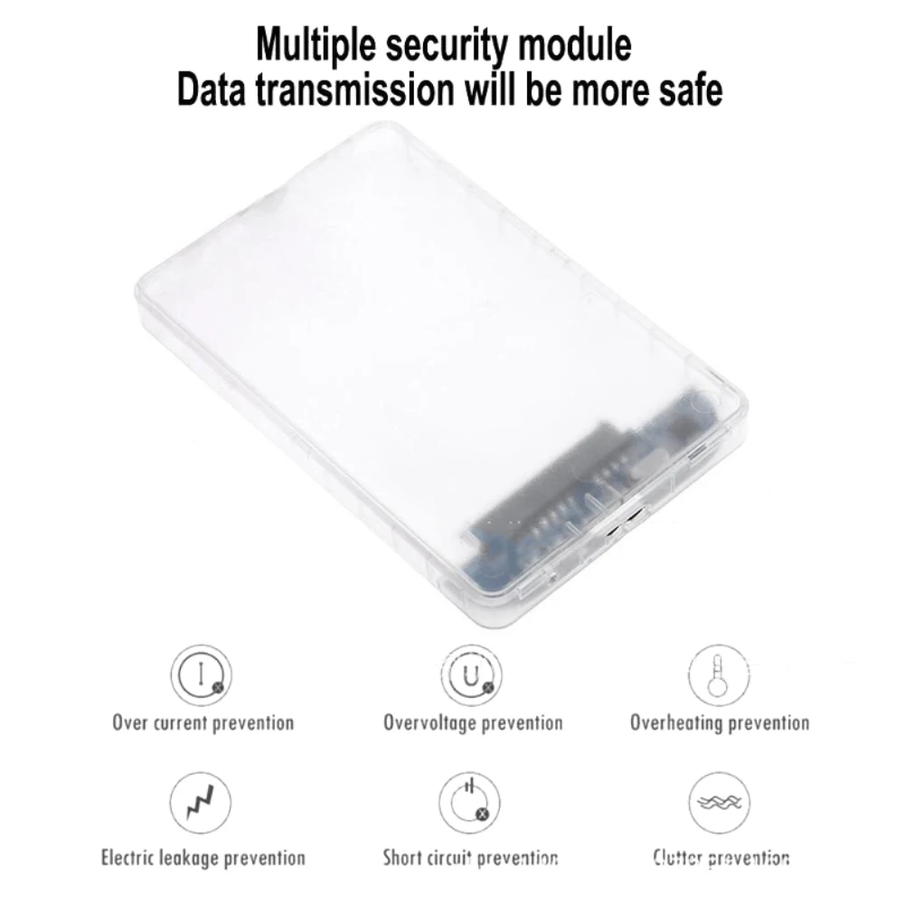 2019 Новый Прозрачный чехол для SSD HDD 5 Гбит/с USB 3 0 на SATA адаптер внешний жесткий диск