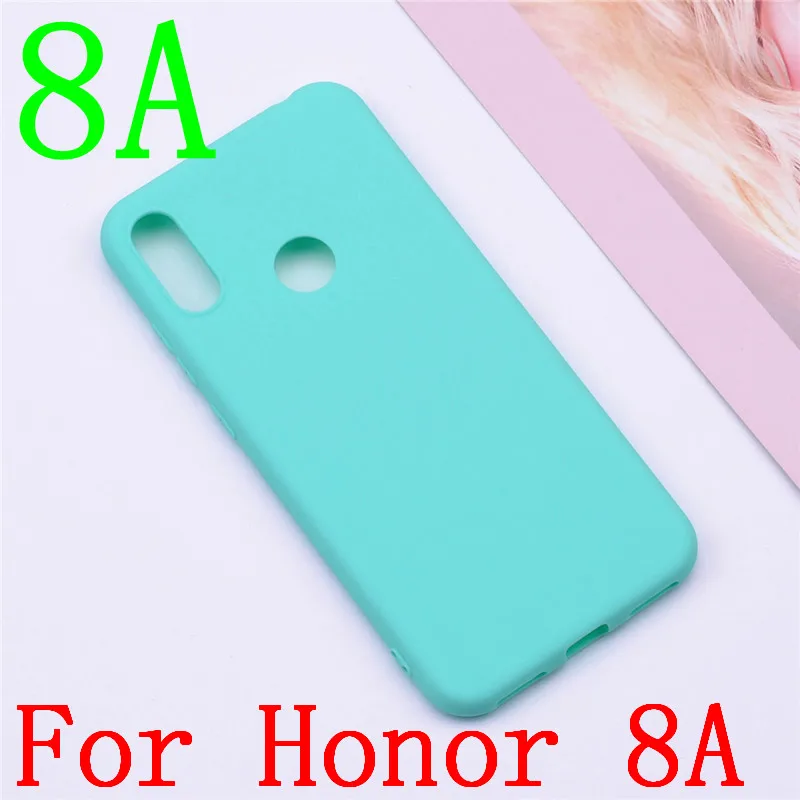 Light Green 8A Чехол для Honor 8A 8 S, чехол для Huawei Honor 8A, JAT-LX1, 8 A, силиконовый чехол из ТПУ, чехол для телефона Huawei Honor 8 S, KSE-LX9, 8 S, силиконовый чехол - Цвет: Light Green 8A