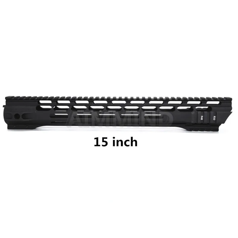 15 inch handguard 7 10 12 15 дюймов M-LOK handguard поплавок супер тонкий ar 15 Handguard Quad Rail MLOK Handguard Пикатинни для M4 M16 - Цвет: 15 inch handguard