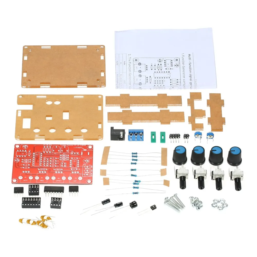 Генератор сигналов DIY Kit функциональный генератор синтезатор 5 Гц ~ 400 кГц
