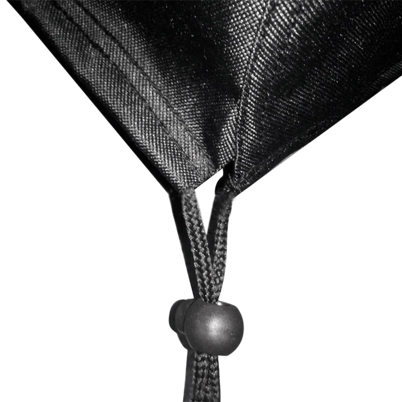 Топ! сверхмощный квадратный черный огонь яма покрытие открытый сад Пылезащитный