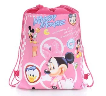 Bag 1pcs Минни Маус вечерние украшения для детей день рождения вечерние украшения наборы Бумажная гирлянда тарелки чашки, ребенок, душ принадлежности - Цвет: Bag 1pcs