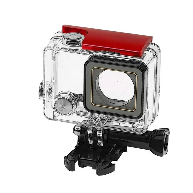 Red Минифокус замена металла CNC алюминиевый замок пряжка зажим для GoPro HD Hero 3 Plus 4 Защитный корпус водонепроницаемый чехол крепление - Цвет: Red