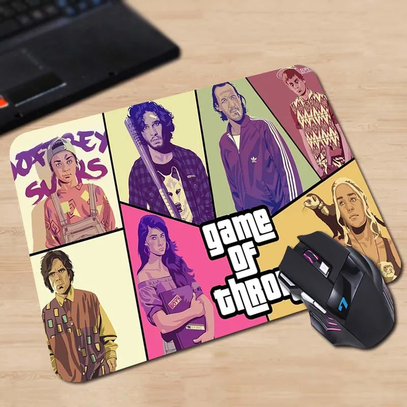 Babaite печатные игровые коврики дешевые Игра престолов GTA Противоскользящий