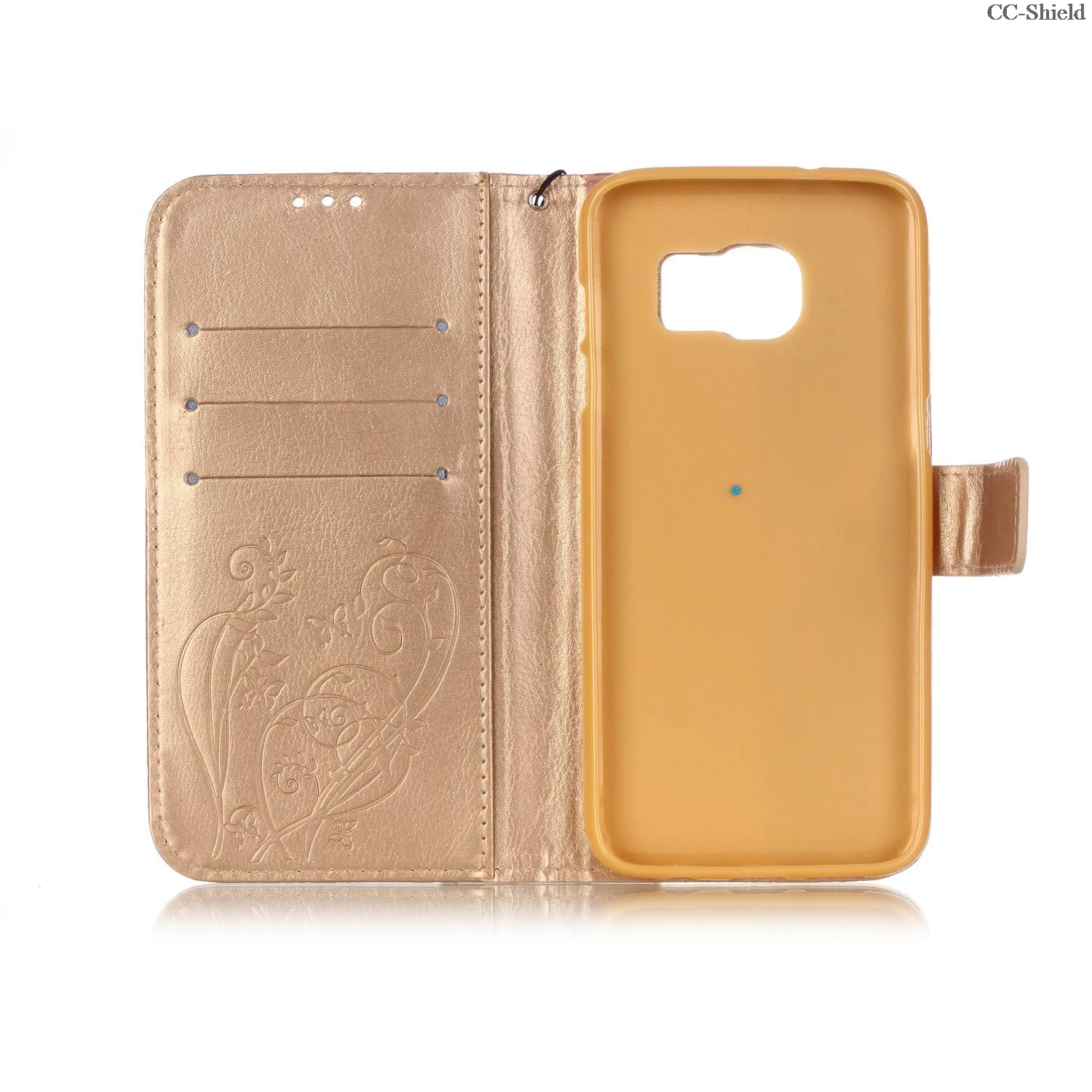 Флип чехол для Samsung Galaxy S7 S 7 Edge S7edge SM G935 G935F G935FD кожаный телефона с бриллиантами|case
