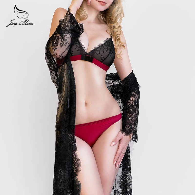 2018 Новая прозрачная ткань кружевное нижнее белье без проволоки ультра тонкий