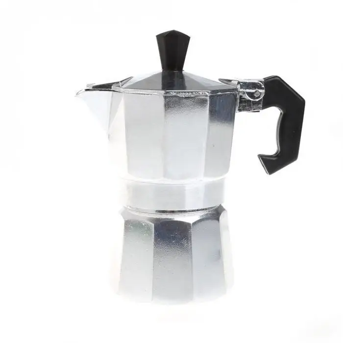 Moka Кофе чайник эспрессо алюминиевая плита прочный для Дом Офис Кухня E2S