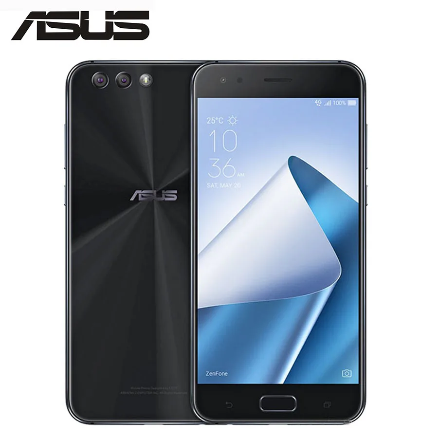 Мобильный телефон ASUS ZenFone 4 ZE554KL 4G LTE с глобальной версией, Восьмиядерный процессор Snapdragon 630, 4 ГБ, 64 ГБ, 12 МП, экран 5,5 дюйма, 1080x1920 p, мобильный телефон