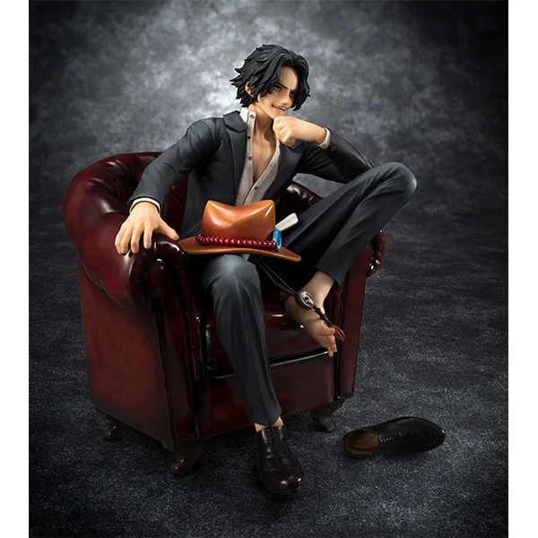 16 см One piece ACE стул фигурку аниме ПВХ Новая Коллекция Фигурки игрушек для подарка