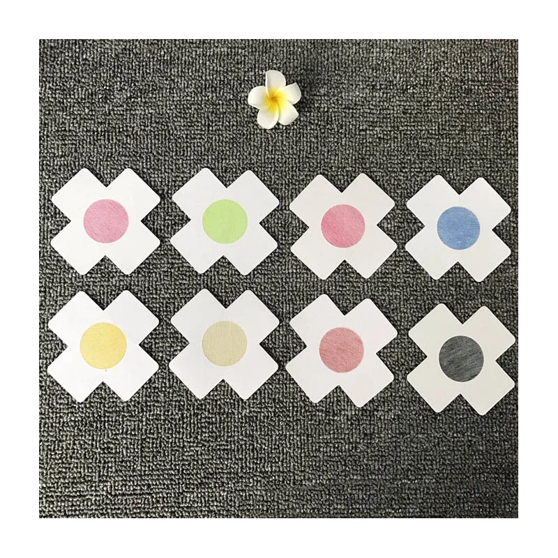 Накладки на соски самоклеющиеся одноразовые 7 цветов выбор 50 пар (100