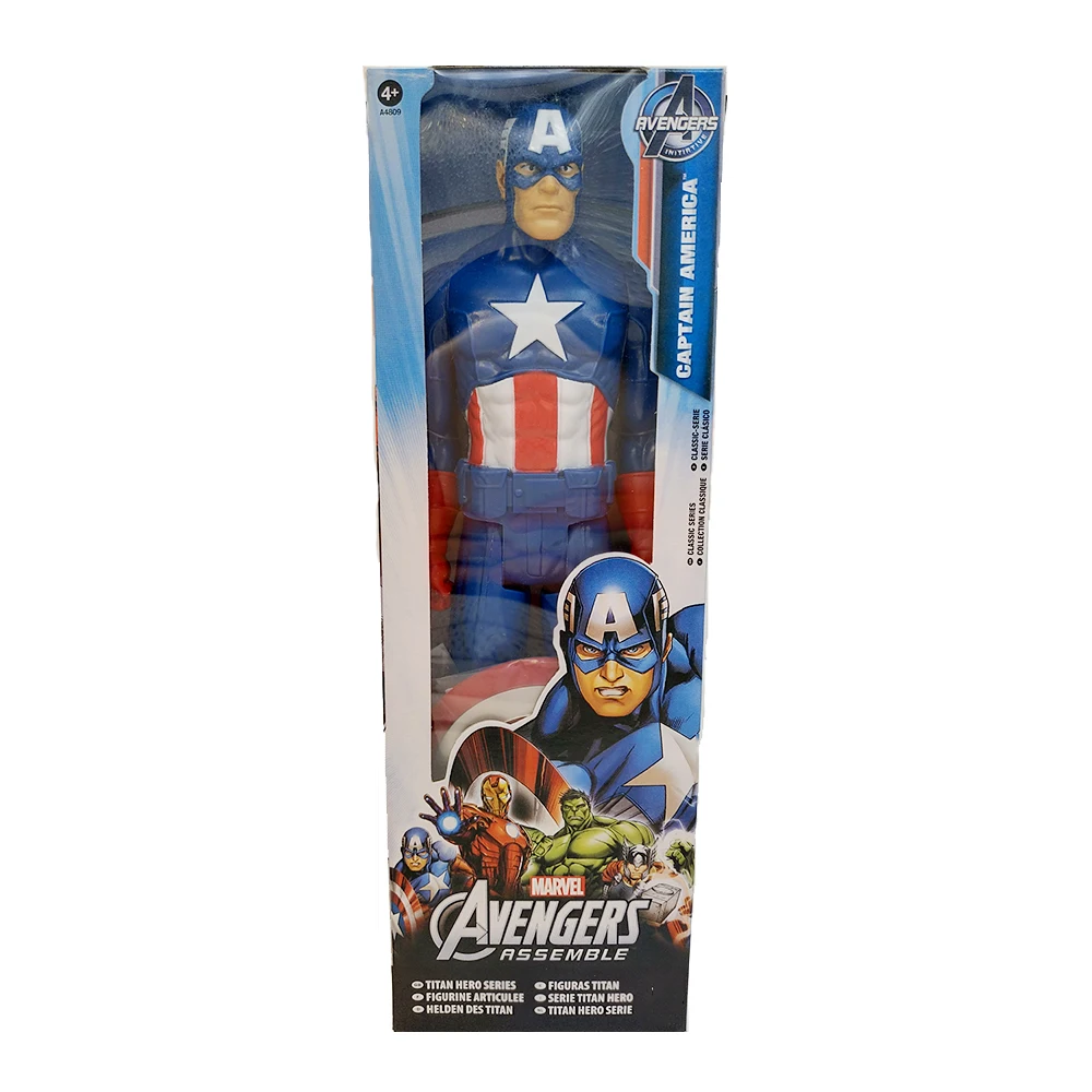 with box Hasbro Marvel игрушки Мститель эндшпиль 30 см супер герой Тор Капитан танос Росомаха Человек-паук Железный человек фигурка игрушка куклы - Цвет: with box