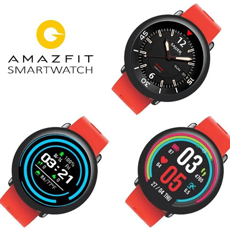 Умные часы Huami Amazfit Pace, Bluetooth, водонепроницаемые, gps, управление музыкой, информация, толчок, пульсометр, умные часы