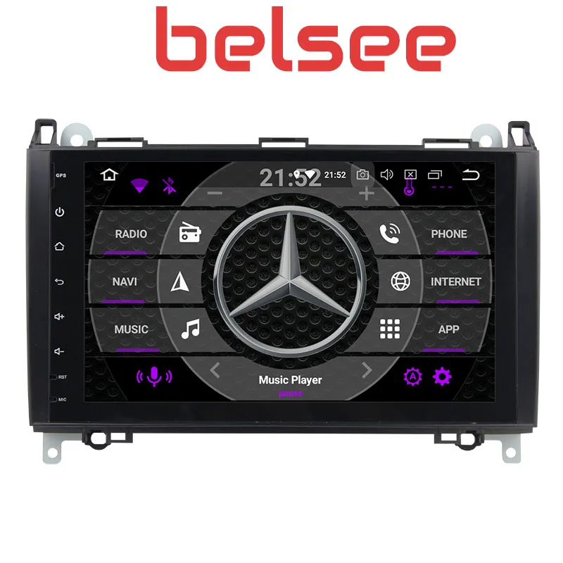 Belsee PX5 4GB Android 8.0 Car Radio for Mercedes Benz W169 B200 B180 W245 Sprinter Viano Vito Stereo Autoradio GPS Navigation | Автомобили