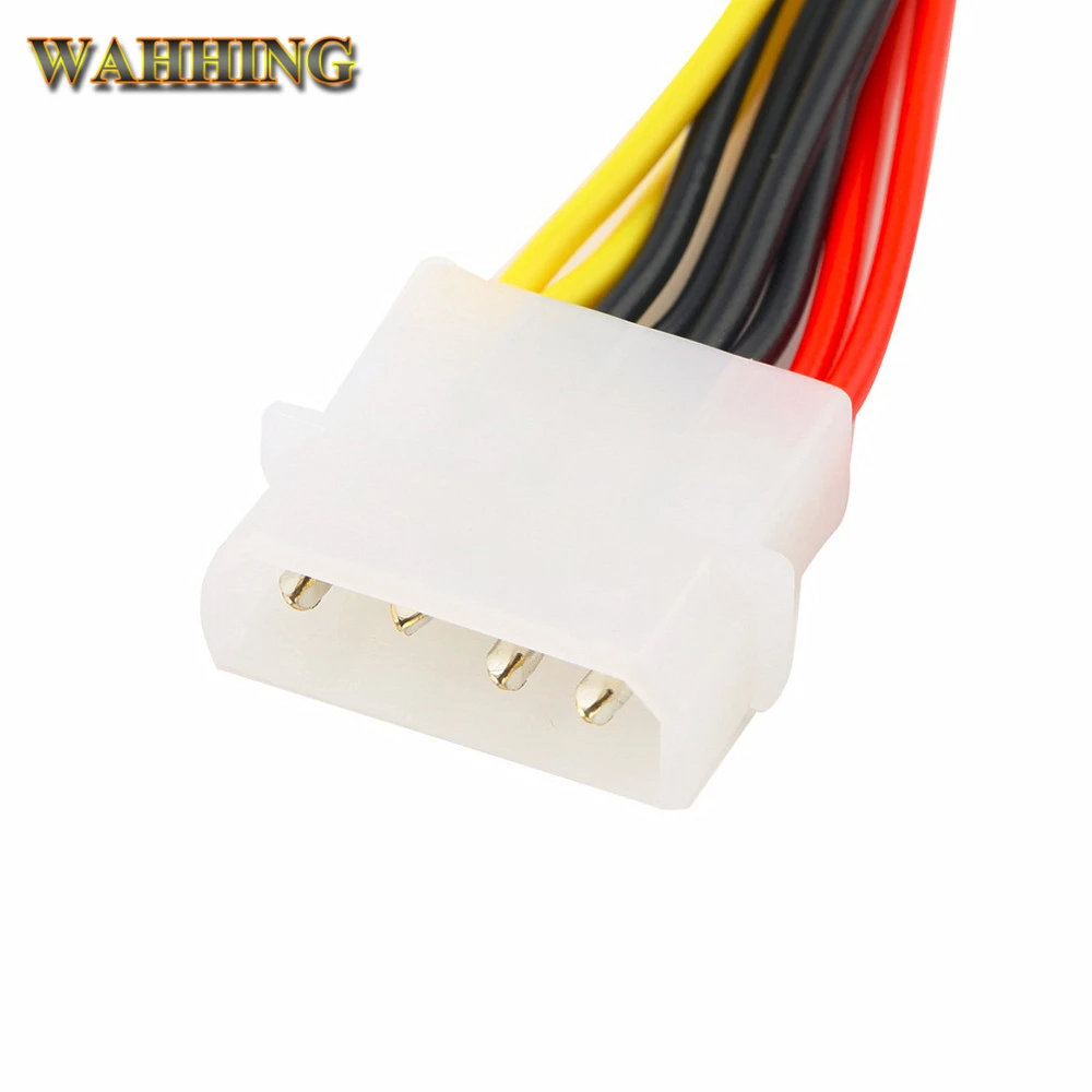 2 шт. Serial ATA SATA 4 Pin IDE/SATA Molex до 15 пин HDD Мощность адаптер кабель жесткого диска HY416 |