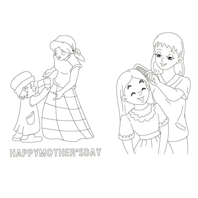 Новые прозрачные штампы для детей мам скрапбукинга сделай сам Силиконовая