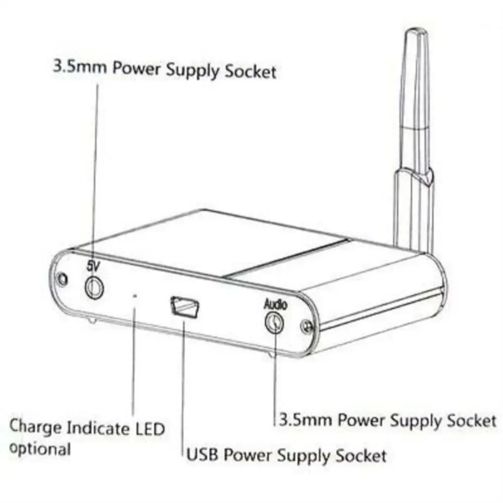 Bluetooth аудиоприемник Kaycube X500 Беспроводная музыкальная связь для i Phone Android
