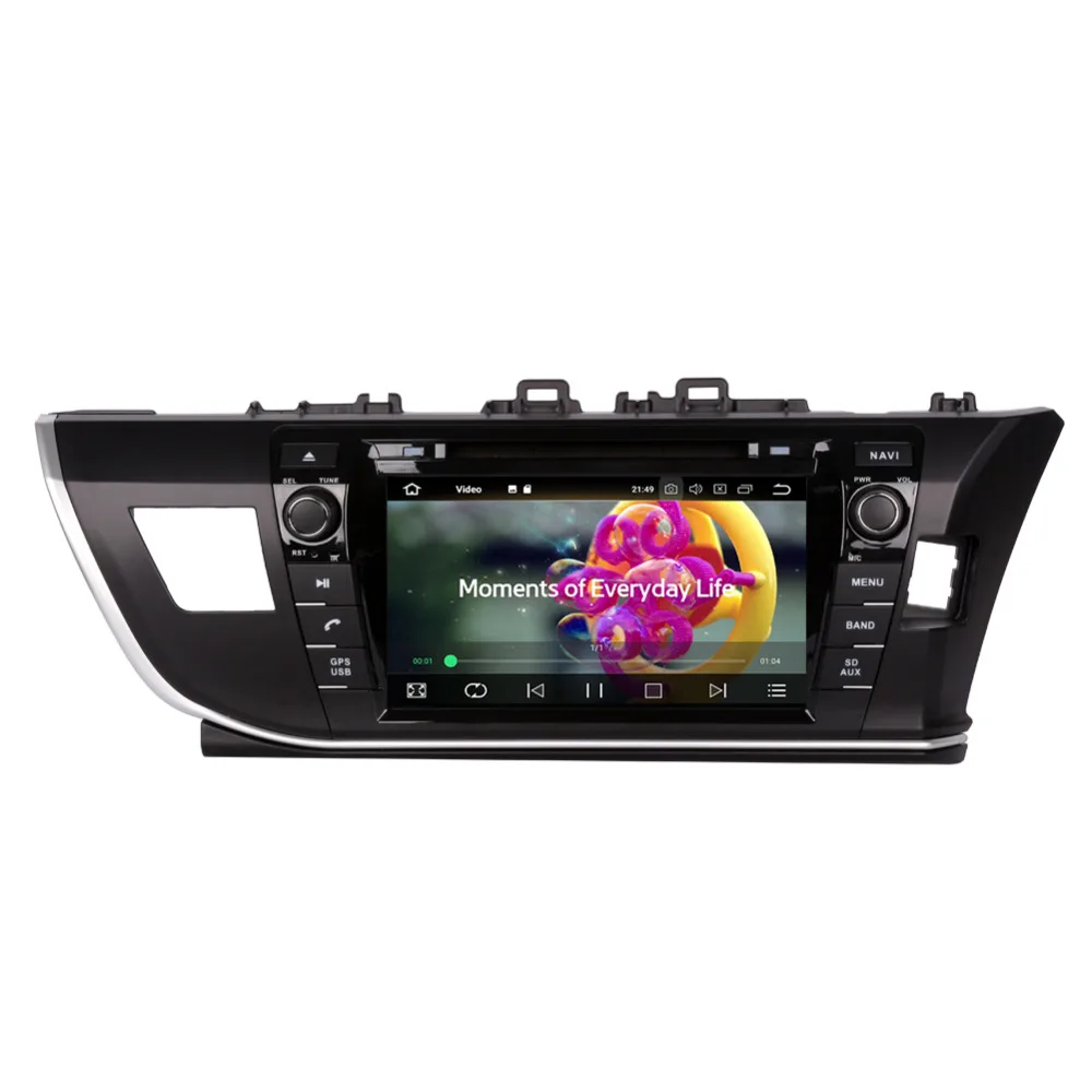 Android 8.0 Octa Core 4GB+32GB Car PC GPS Navi Head Unit For Toyota Corolla 2013- Right Hand Driving Radio Stereo DVD Player | Автомобили