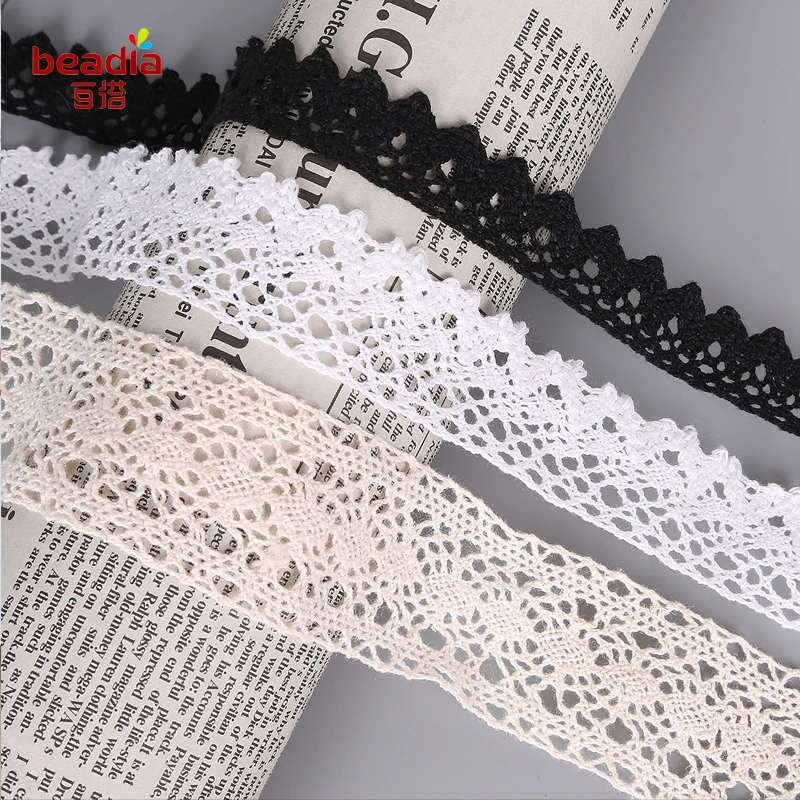 10 ярдов/партия хлопковая кружевная ткань|lace diy|cotton lace fabriclace fabric |