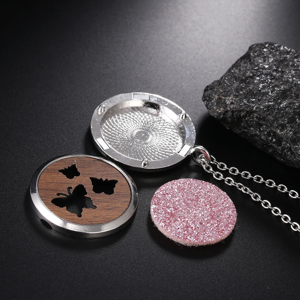 2019 новый деревянный медальон Подвеска Магнитная застежка Подвески Арома эфирное