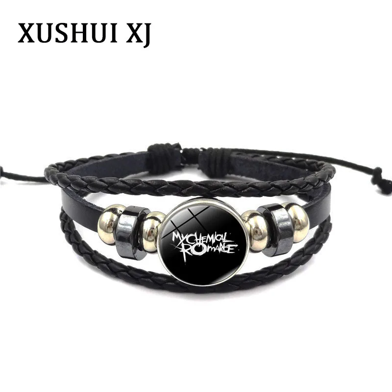 Винтажные многослойные кожаные браслеты XUSHUI XJ для женщин ювелирные изделия рок