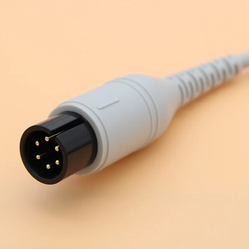 6p ECG EKG 5 проводов цельный кабель и электрод leadwire для