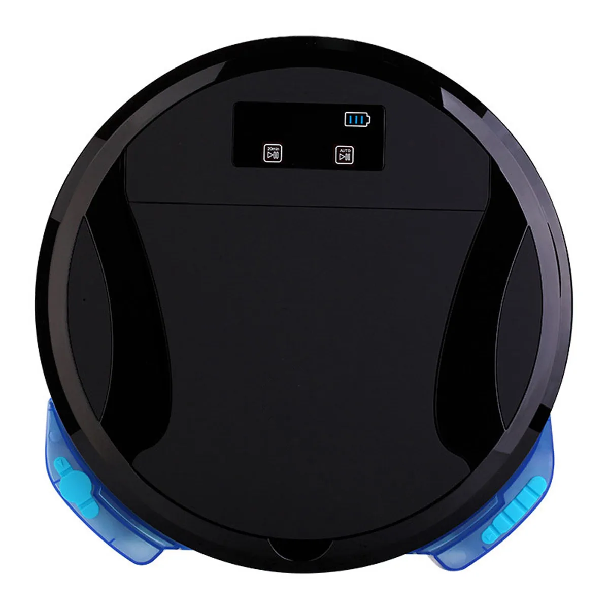Black(110V) Умный робот-пылесос беспроводной сухой влажный твердый пол подметания пыли уборки Mup машина 2 цвета поставки - Цвет: Black(110V)