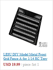 LESU 1/14 Tmy RC MAN тягач модель автомобиля Модернизированный металлический ящик для инструментов A TH04726